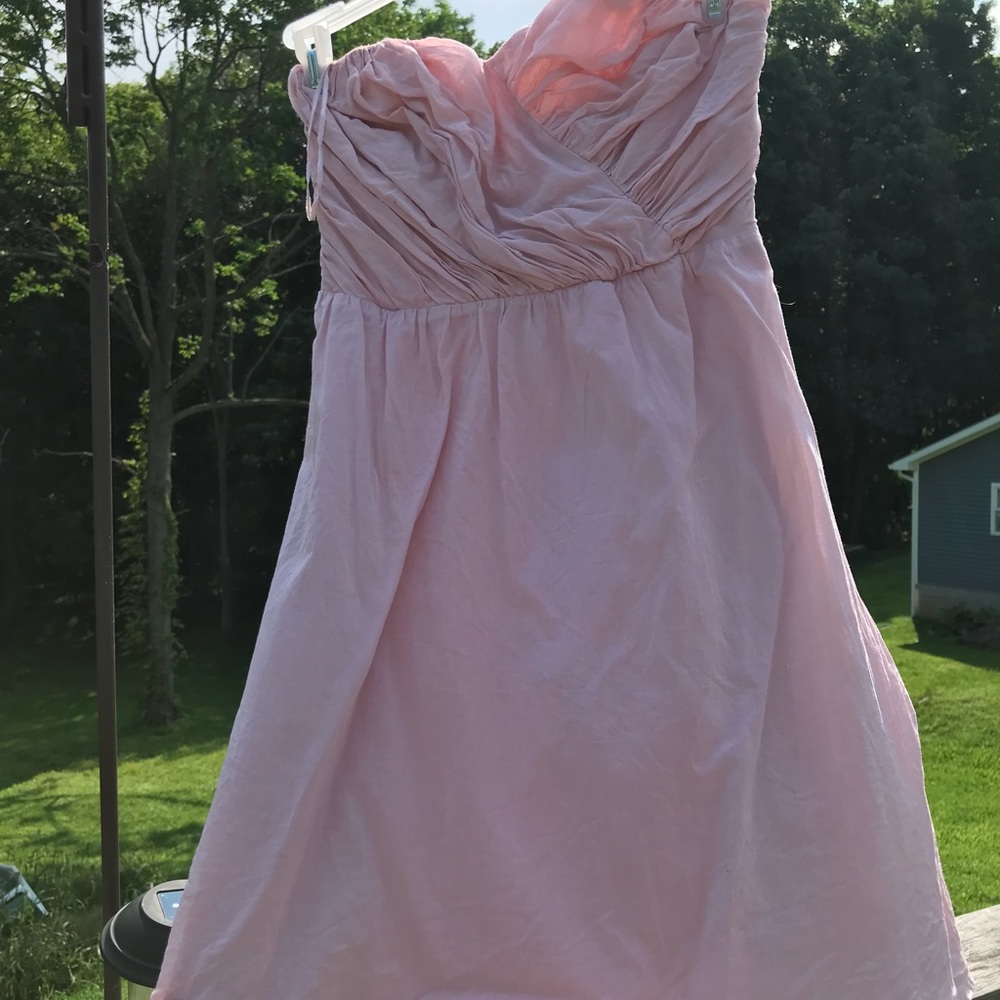 Pink Express strapless dress